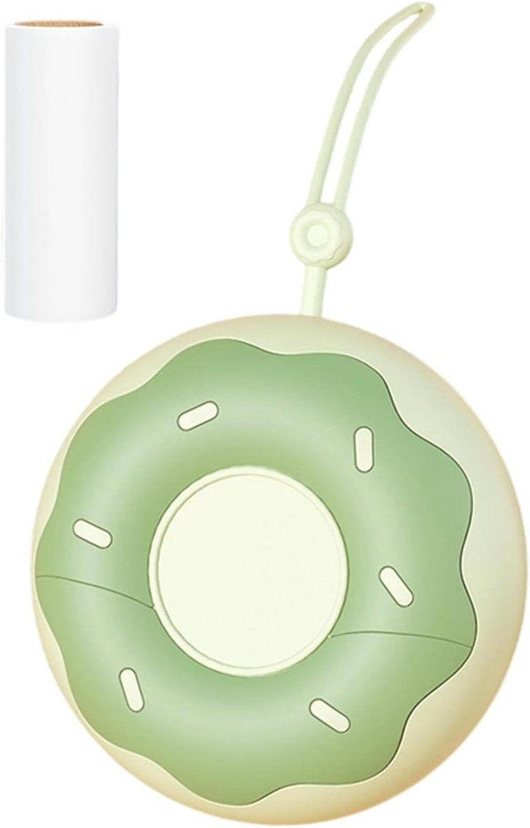 Pluisroller Kleding - Stofverwijderaar Haarroller - Kleding Reinigen - Schuin Afscheurontwerp - 9x9 cm - Groen