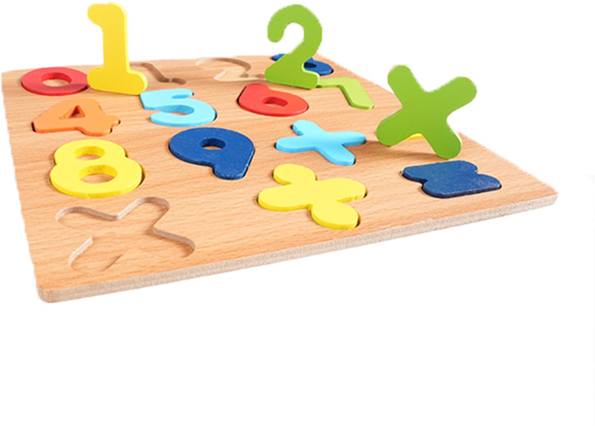 Houten Kinder Puzzel Bundel – Letters & Cijfers & Vormen – Educatieve Legpuzzels voor Kinderen – Montessori alfabet, cijfer en vormen puzzel – Peuter Speelgoed — afbeelding 5