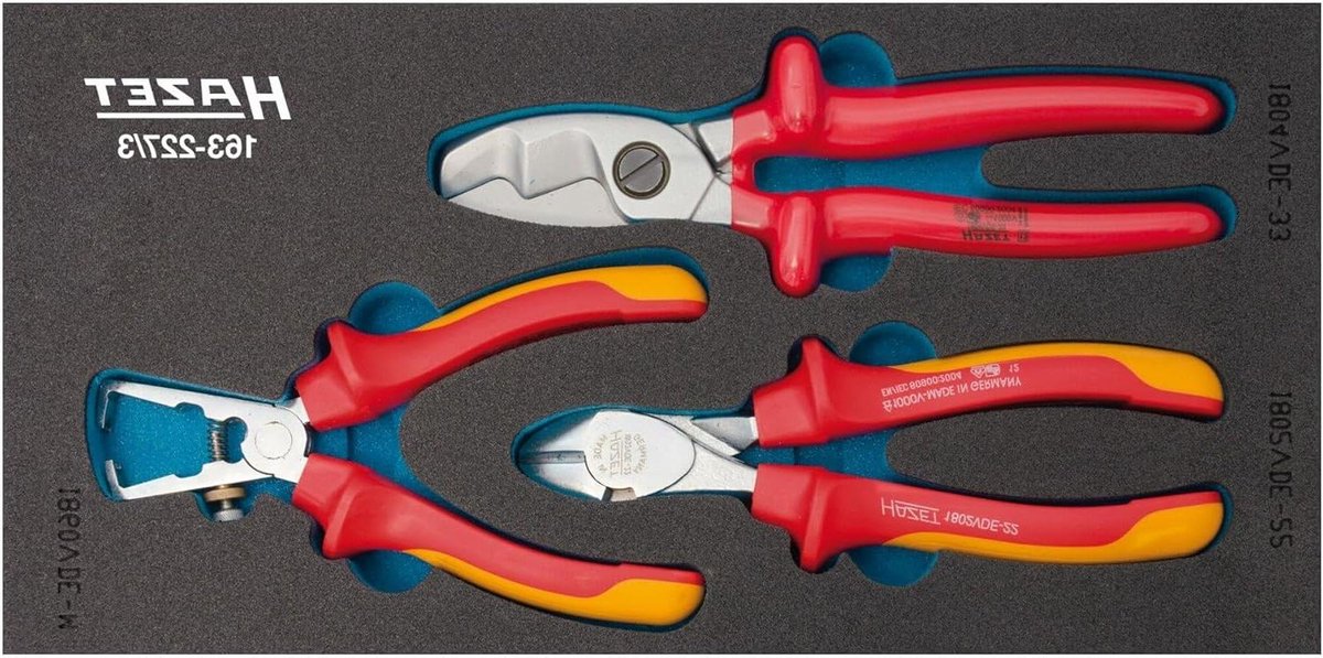 Schroevendraaierset - Gereedschapset Handgereedschap - Veilig Klussen - VDE Geïsoleerd - 3 stuks - Veelkleurig