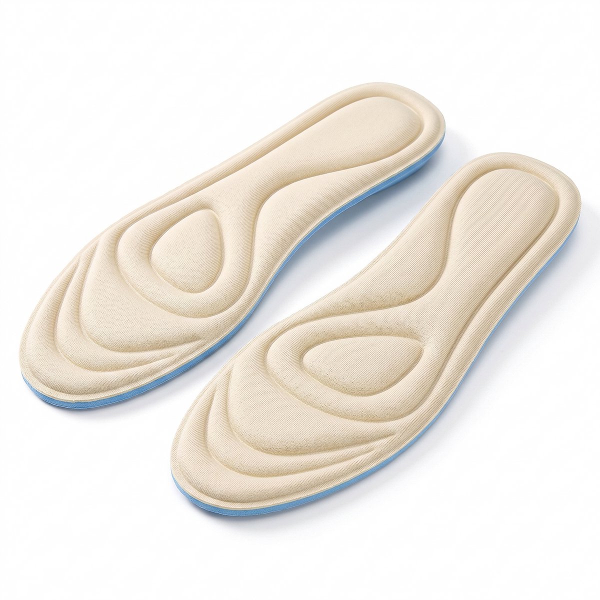 Comfortabele Inlegzool - Memory Foam - Maat 44 - Verknipbaar - Op Maat Te Maken - 1 Paar - Steunzool - Ademend - Dempend - Unisex - Sneakers - Werkschoenen - Laarzen - DELAGO