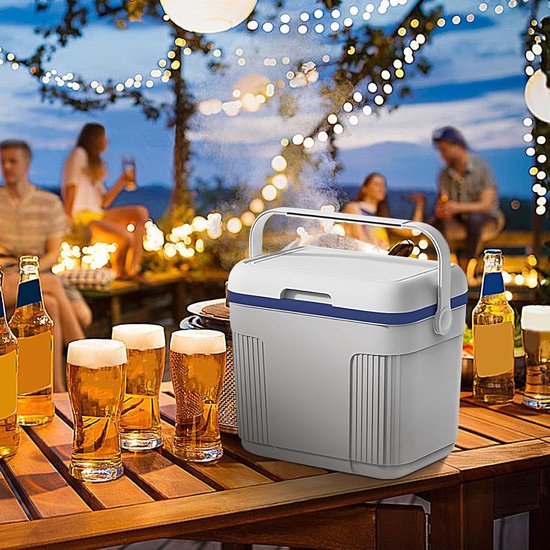 Camping Koelbox - Isolatiebox Picknick - Buitenavonturen - 48 Uur Koel - 10 Liter - Wit van Camping — afbeelding 4