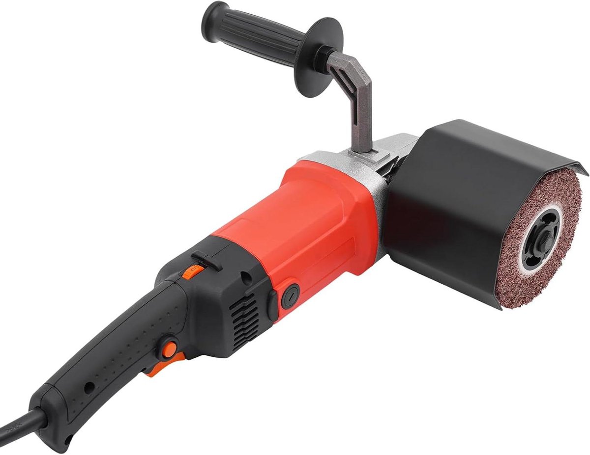 Metaaldraadtrekker - Slijpmachine - Metaal Bewerken - Verstelbare Snelheid - 600-3000rpm - Rood