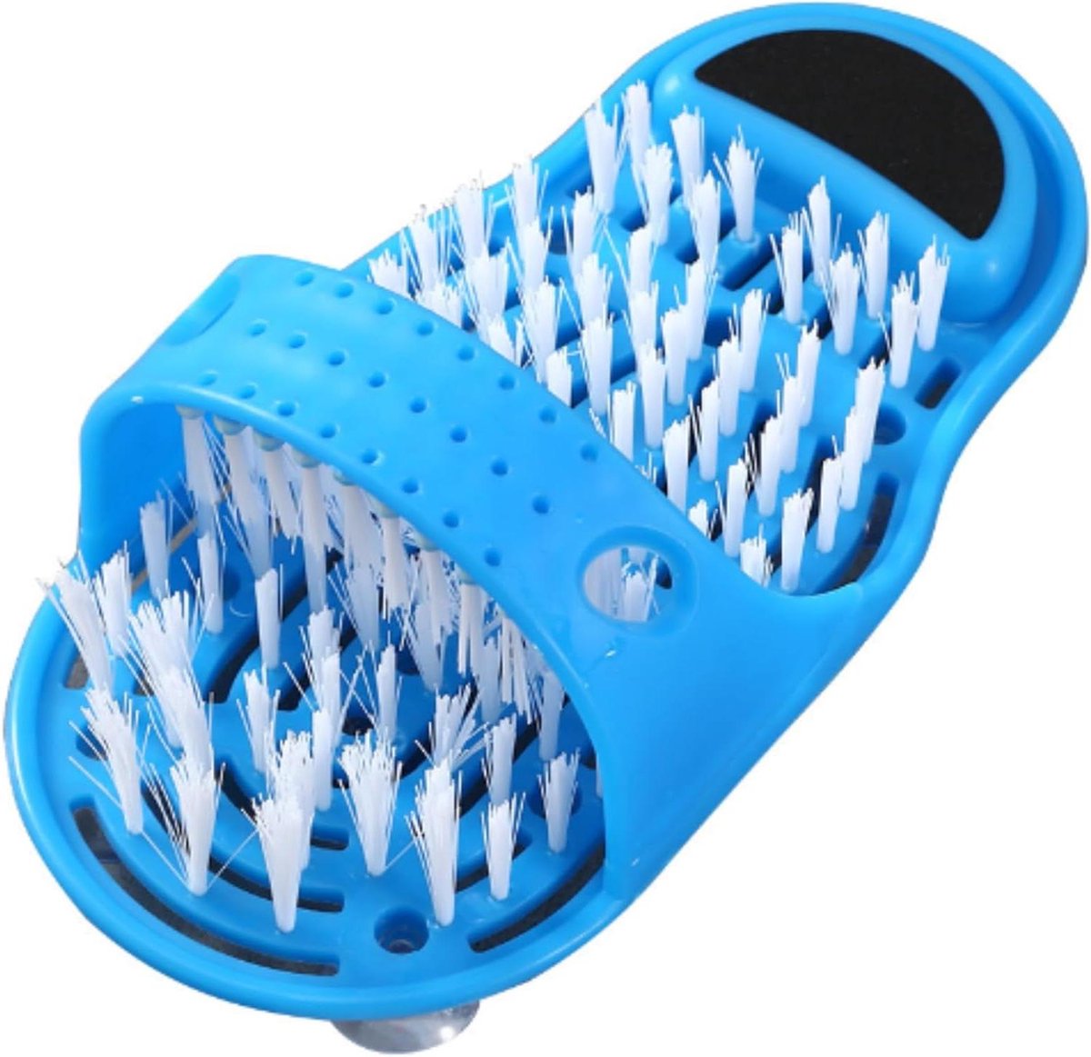 Voetmassage Reiniger - Douche Slipper - Dagelijks Wassen - Met Zuignappen - 28 cm - Blauw