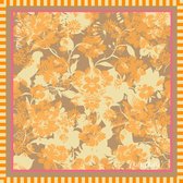 Melli Mello - Silhouette Flowers - Sjaaltje - 70x70cm - Zijde - Satijn - Dames