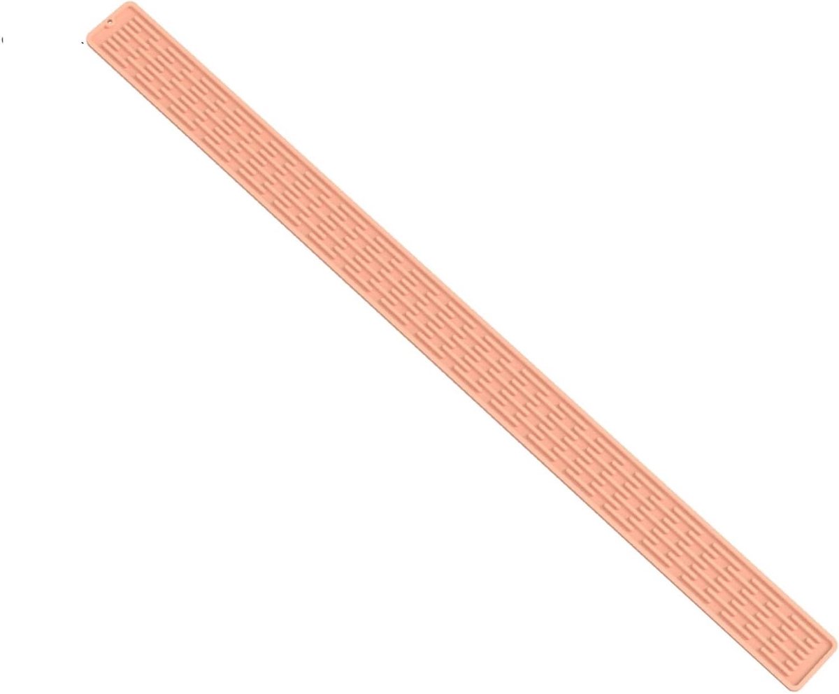 Gootsteenmat - Spatmat Afvoer - Keuken organiseren - Duurzaam Antislip - 80 cm - Roze