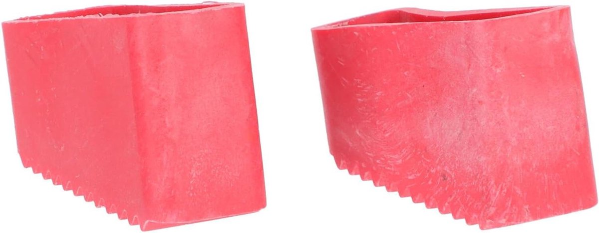 Laddervoethoezen - Antislip Ladderkussens - Veilig Werken - Beschermt Vloeren - 2.5x4.3 cm - Zwart