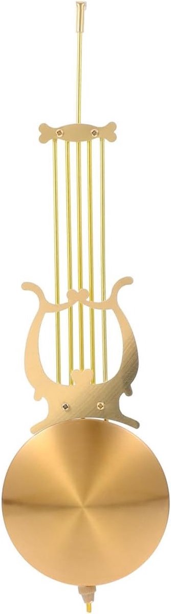 Vervangpendel voor Wandklok 28cm - Metalen Pendel voor Quartz Uurwerken en Klokaccessoires
