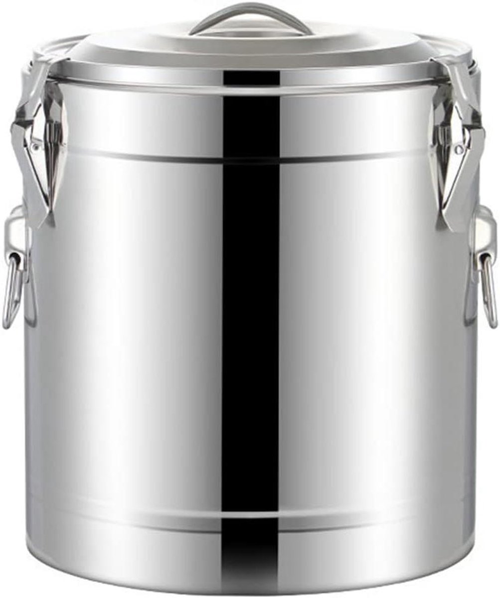 Waterkoker Urn - Heetwaterdispenser Thermos - Feesten Organiseren - Dubbelwandige Isolatie - 20L - Zilver