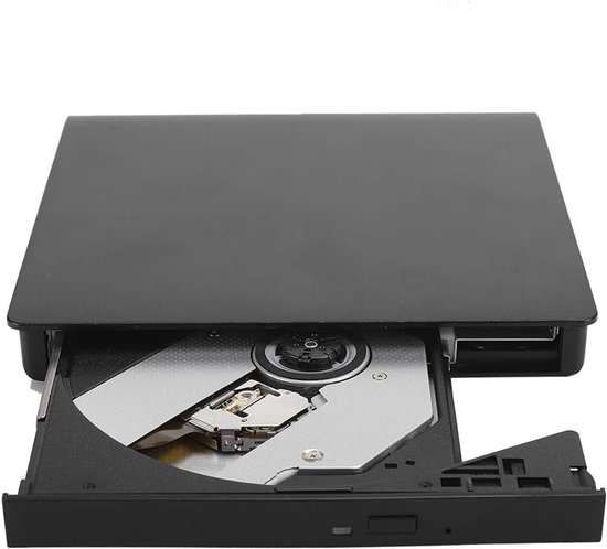 Externe DVD Brander - Optische Drive - Data Archiveren - USB Powered - Draagbaar - Zwart — afbeelding 3