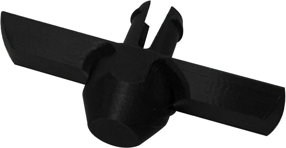 Strooier Roerder Vervanging - Meststrooier Onderdeel - Gelijkmatige Verdeling - Verstopping Vrij - 10 x 51 x 31 cm - Zwart