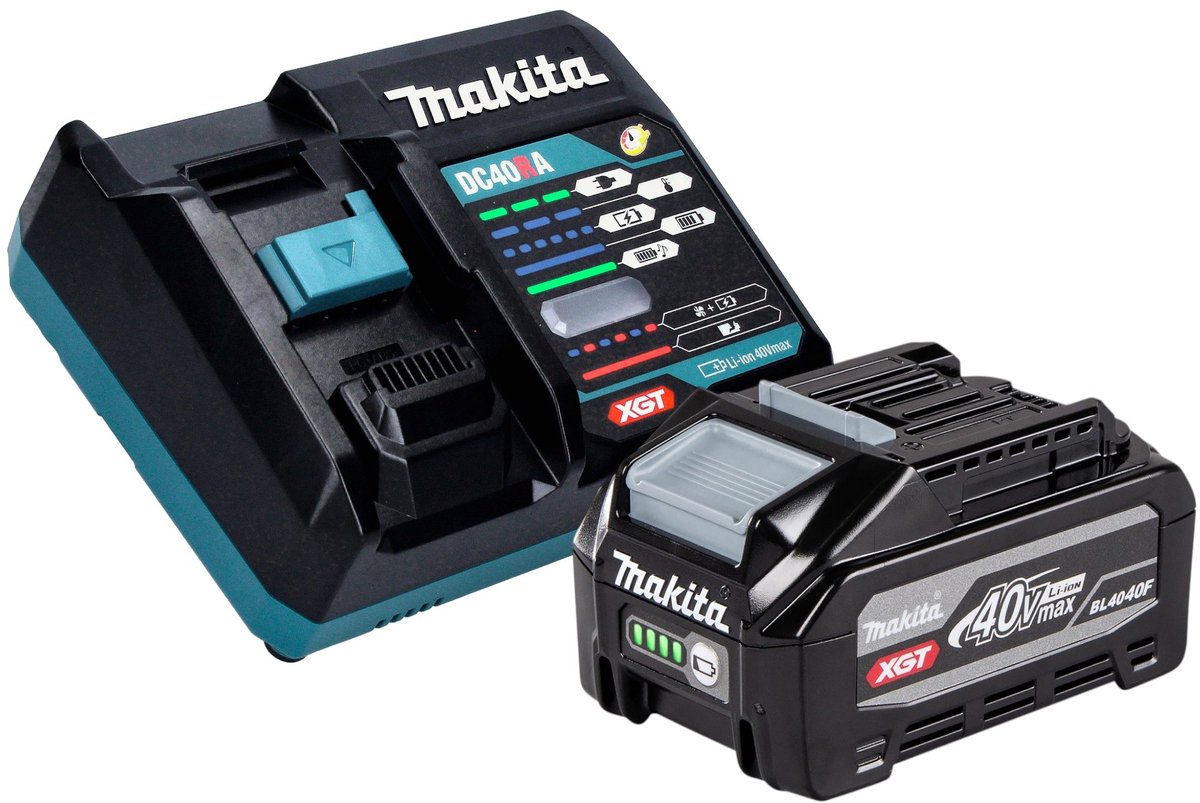 Makita Power Source Kit 1x BL 4040 F accu 40 V max. 4,0 Ah XGT ( 1910N6-8 ) + DC 40 RA oplader ( 191E07-8 )