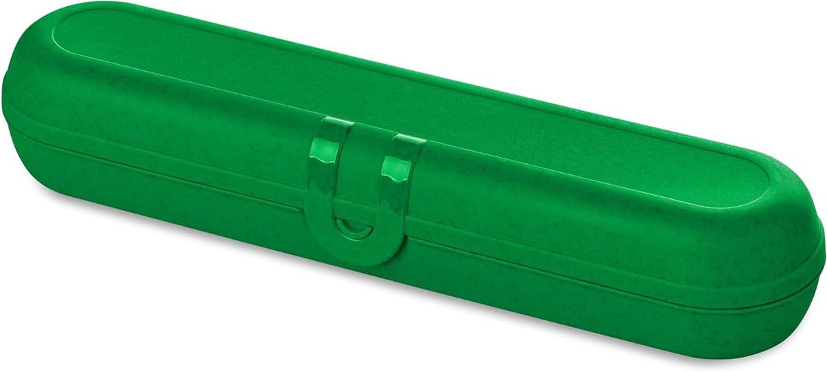 Bestek Etui - Bento Box Bestek - Onderweg Eten - Biologisch Plastic - Groot Formaat - Lentegroen