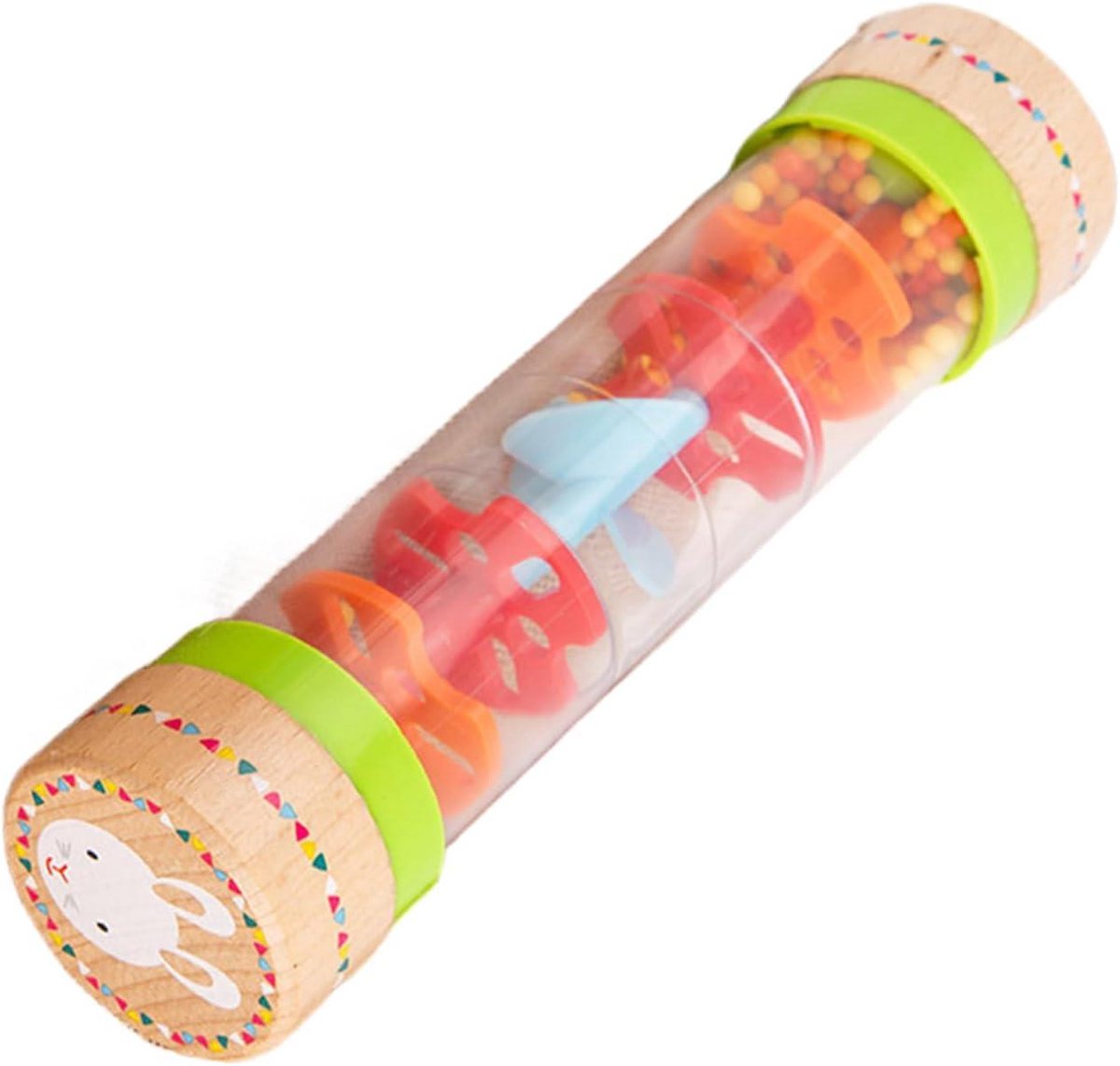 Regen Rammelaar - Regenstick Baby - Zintuiglijk Spel - Kalmerend Geluid - 55 x 6 x 6 cm - Niet gespecificeerd