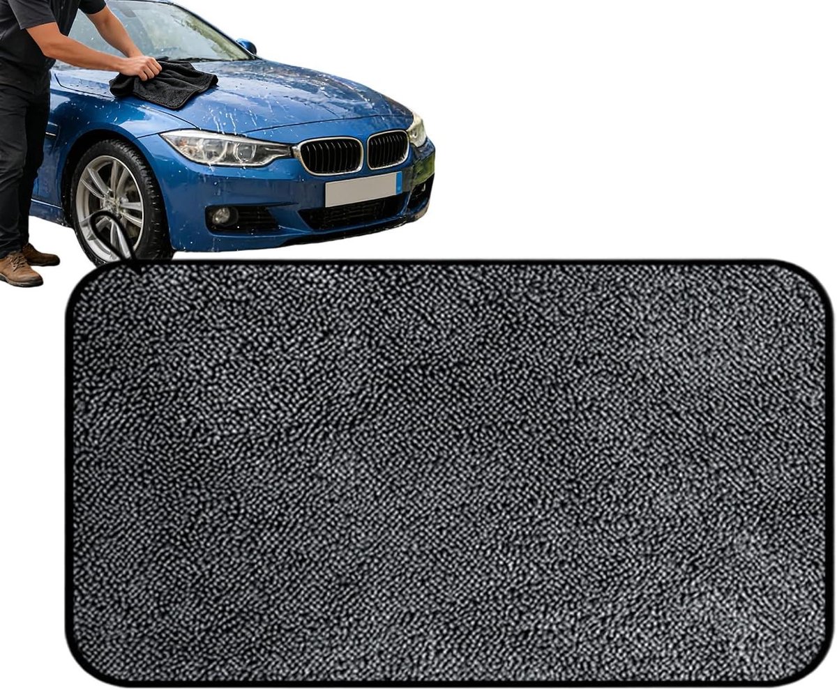 Microfiber Doeken - Droogdoeken Auto - Voertuig Drogen - Extra Absorberend - 90 x 60 cm - Blauw