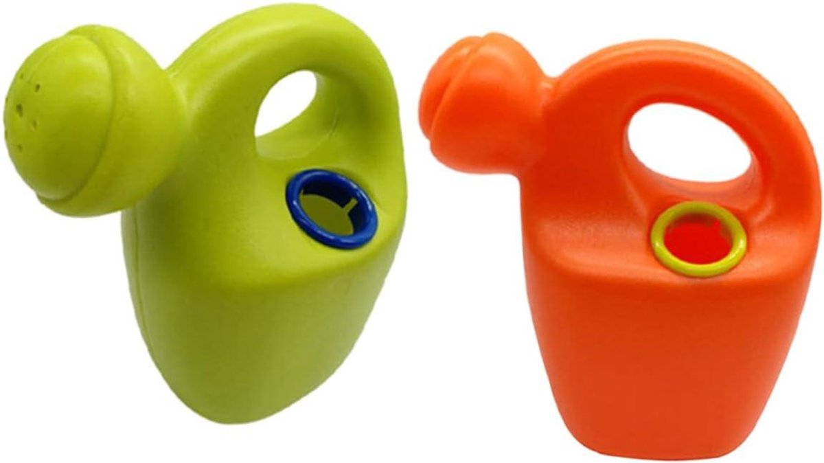 Kinder gieters - Badspeelgoed - Bloemen water geven - Duurzaam plastic - 16.5 cm - Diverse kleuren