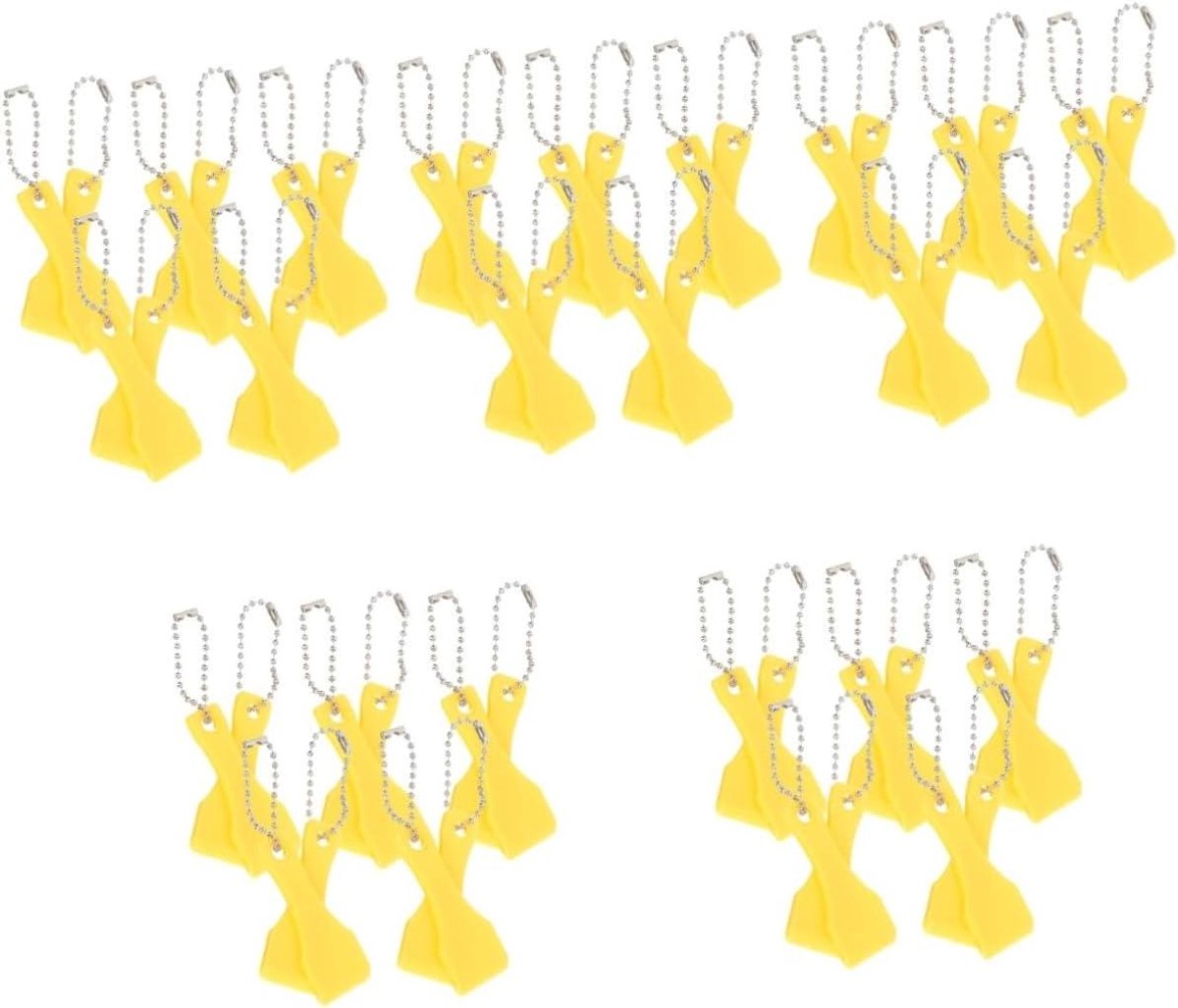 Sticker Verwijderaar - Krabschaar Set - Labels Verwijderen - Duurzaam Plastic - 50 Stuks - Geel