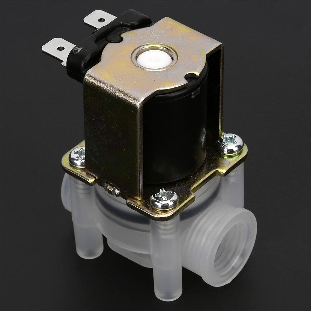 Intiem ontworpen kunststof solenoïdeventiel DC N/C type normaal gesloten voor irrigatie in tuin en landbouw