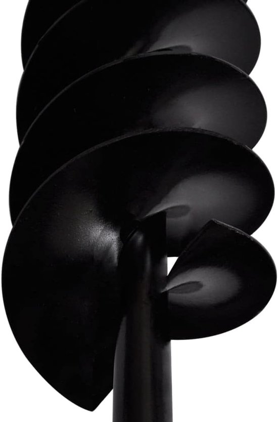 Grondboor Handvat - Bodemboor Tuin - Gaten Boren - Met Verlengbuizen - 100 mm - Zwart — afbeelding 4
