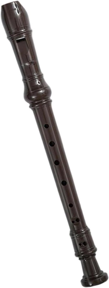 Blokfluit - Muziek Instrument - Muziek Leren - Duitse Stijl - 32.5 cm - Mokkabruin