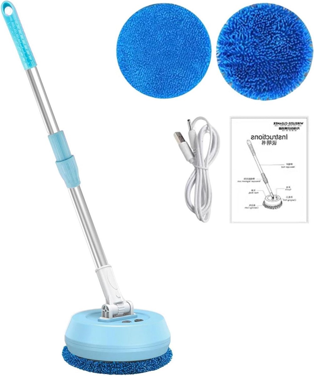 Elektrische Mop - Spin Cleaner Mop - Vloeren Reinigen - 180 Graden Rotatie - 138 cm - B