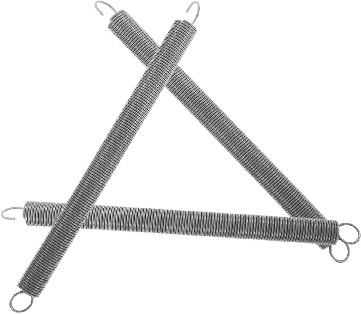 Zware Metalen Veren - Ladder Veren - Zoldertrap Ondersteuning - Duurzame Vervanging - 3 Stuks - Zilver