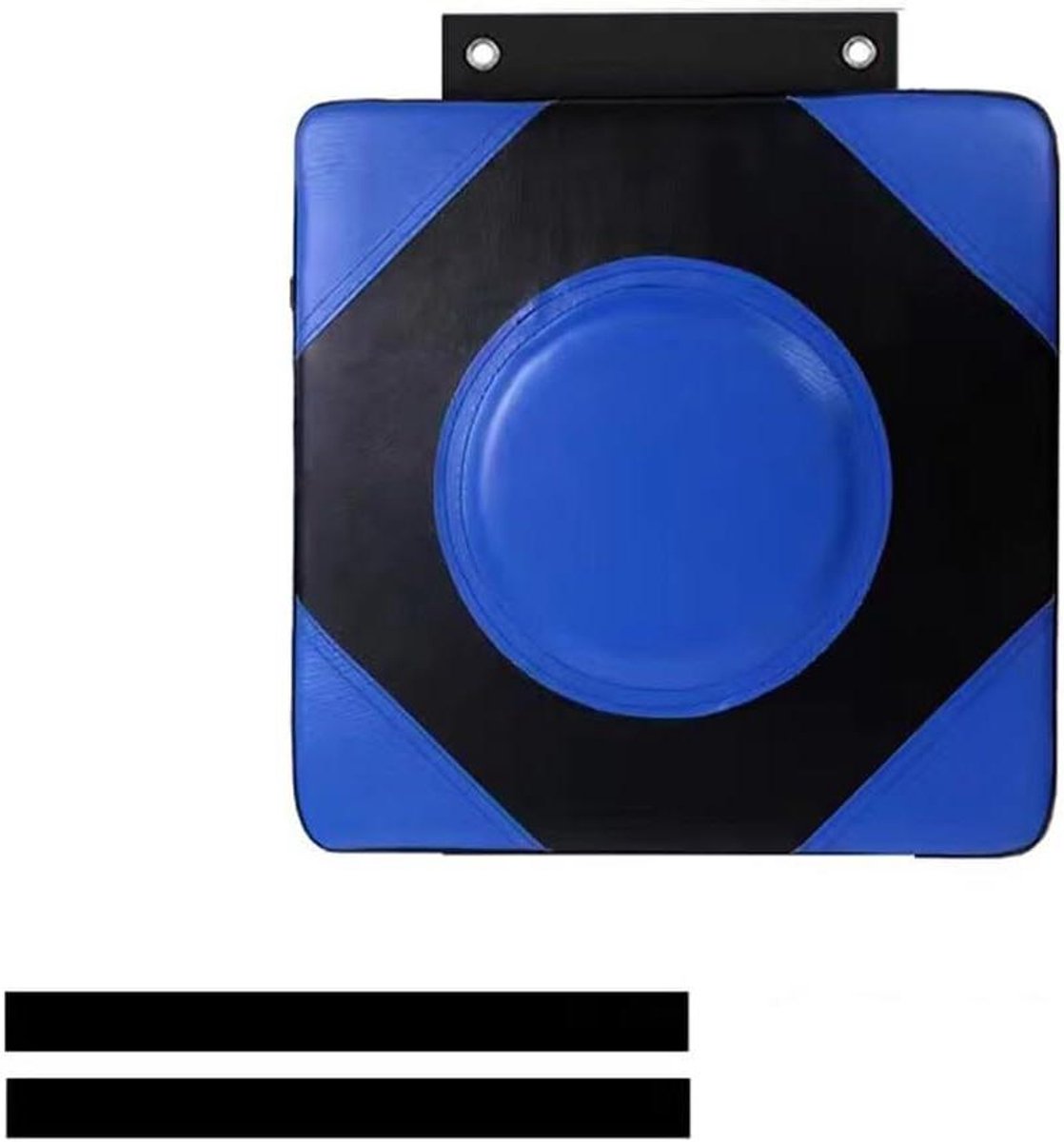 Ponskussen Boksdoel - Trainingshulp Dummy - Vechtsport Training - Schokbestendig Ontwerp - Middelgrote maat - Blauw