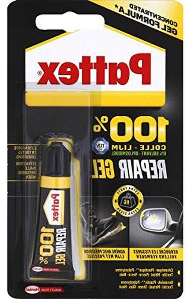 Reparatie Gel - Sterke Lijm - Snelle Reparatie - Hoge Viscositeit - 8 gram - Transparant