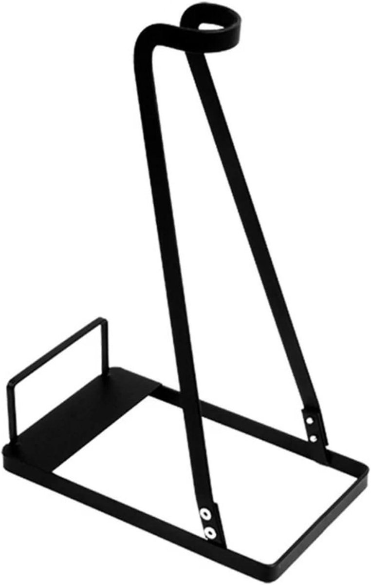 Stofzuiger Opbergrek - Stofzuigerhouder Vloerstandaard - Reinigingsruimte Organiseren - Stevige Metalen Constructie - ca. 14.5 x 24.5 x 37 cm