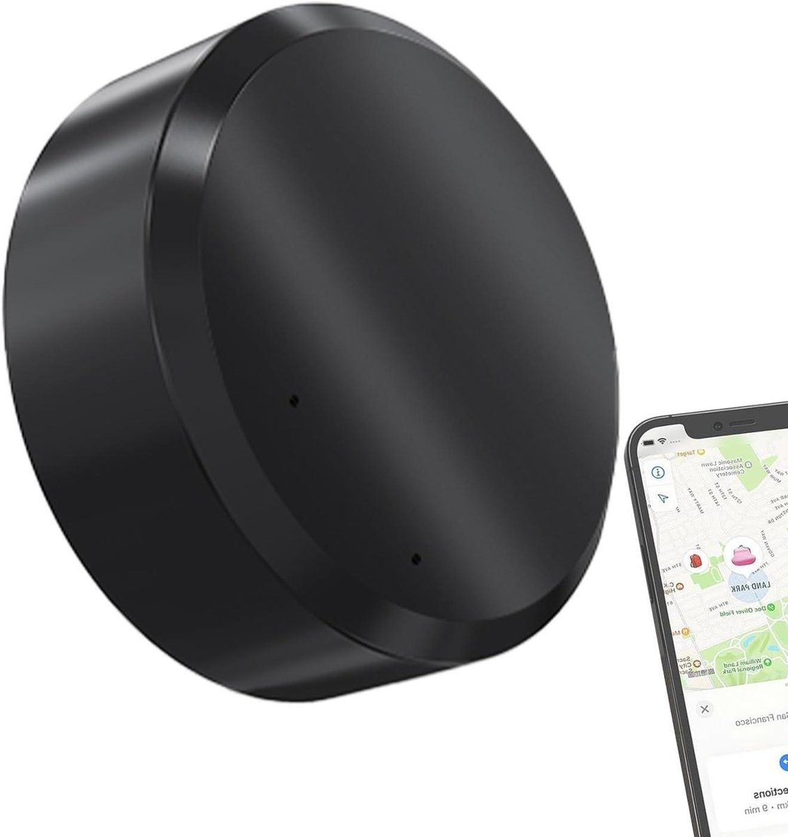 GPS Tracker - Volgsysteem Auto - Voertuig Beveiligen - Compact en Lichtgewicht - 1 cm - Zwart