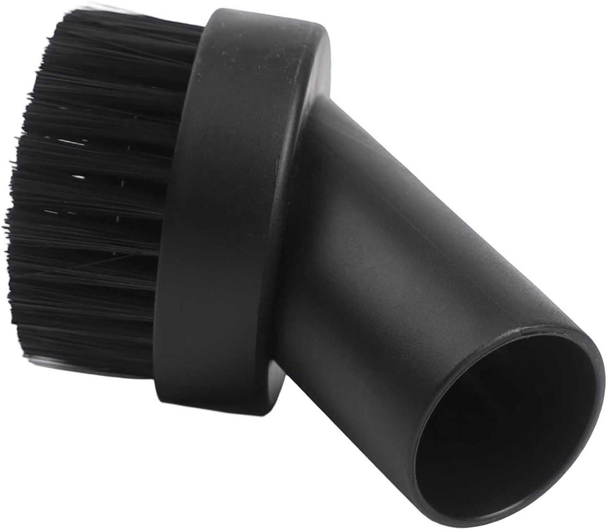 Stofzuiger Borstelkop - Paardenhaar Opzetstuk - Effectief Afstoffen - 32mm Binnendiameter - 8 x 5 x 3 cm - Zwart
