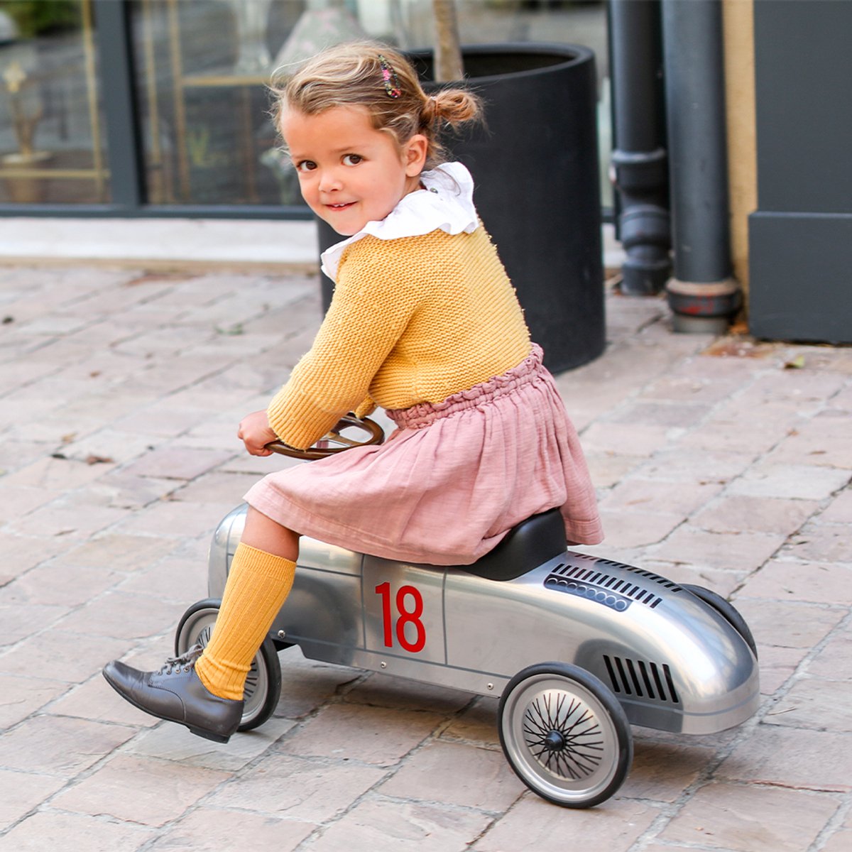 BAGHERA Loopauto - Audi Roadster - 75X35X37Cm - Verover De Baan In Stijl - 18 Maanden