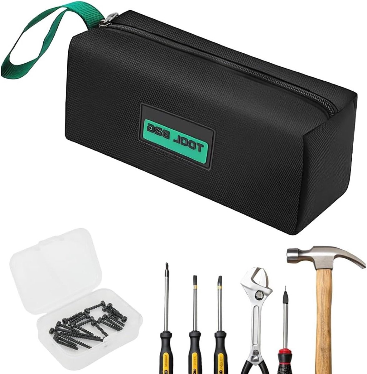 Compacte Gereedschapszak, Waterdichte Mini Tool Bag met Rits, Ideaal voor Klusjes en Reizen