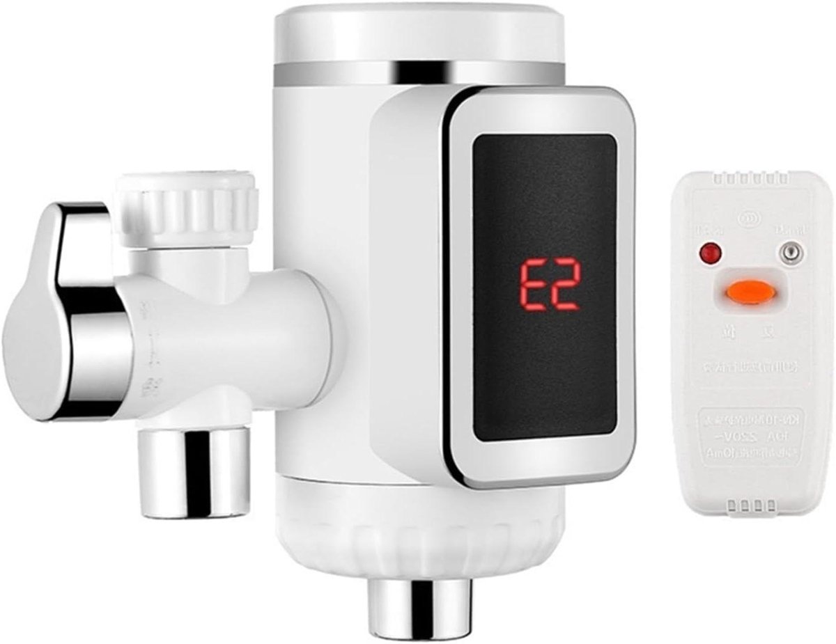 Elektrische Warmwaterkraan - Boiler Keukenkraan Instant - Snel Warm Water - Digitale Temperatuurweergave - 3000W - A