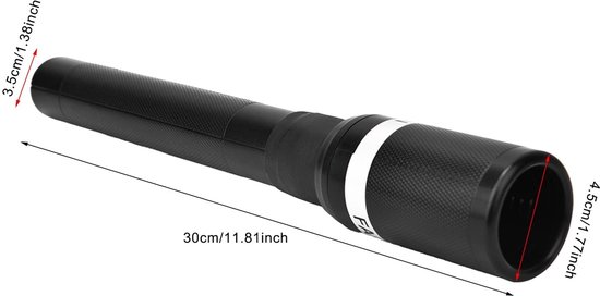 Telescopische Poolkeu Extensie voor Snooker en Biljart - Aluminium Handvat en Rubber Grip — afbeelding 2