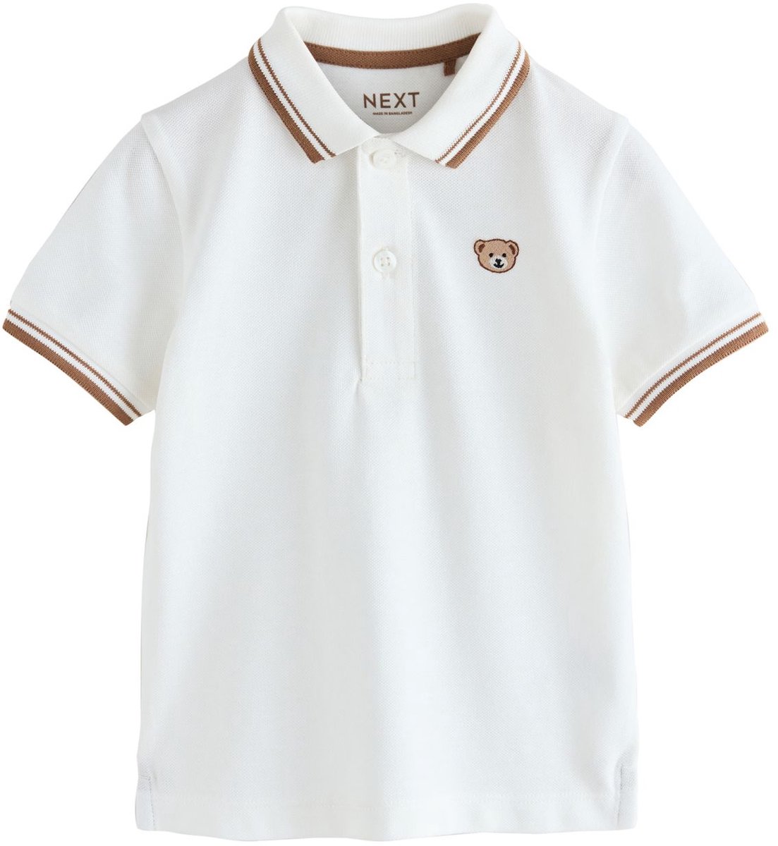 Next - Jongens - Poloshirt met korte mouwen - Wit