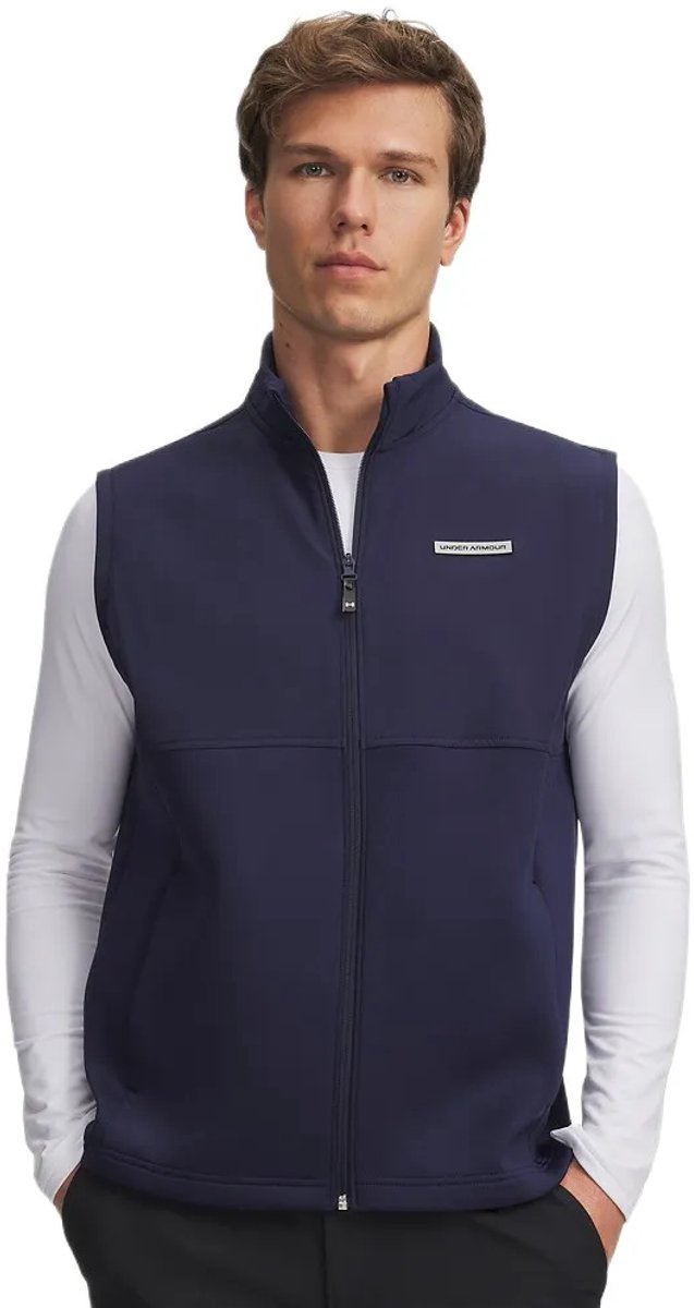 Under Armour Golf Drive Pro Hybrid Vest Blauw M Man