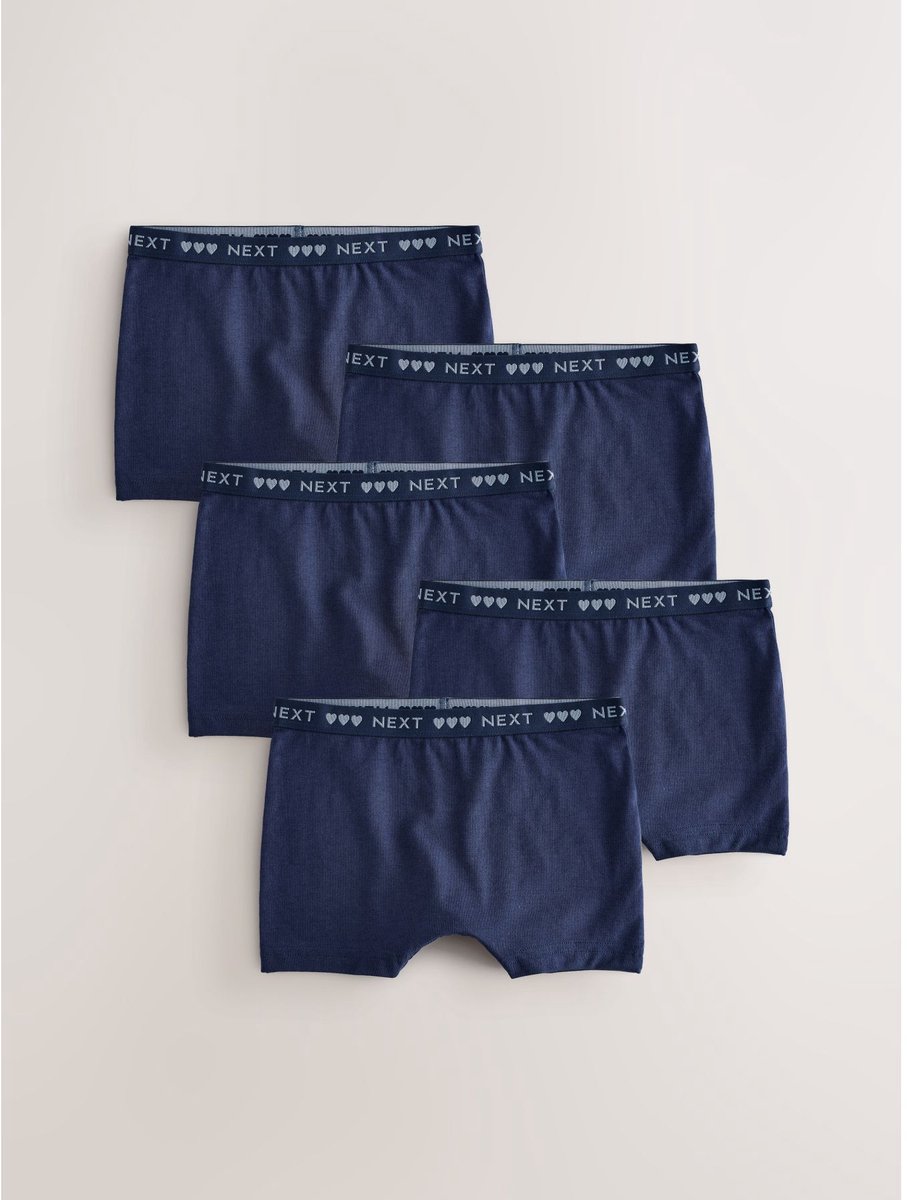 Next - Meisjes - Short Briefs 5 Pack - Blauw