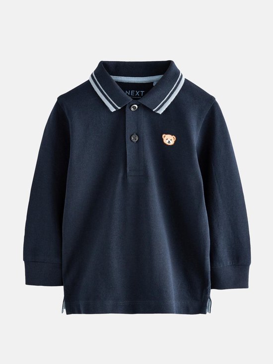 Next Poloshirt met lange mouwen