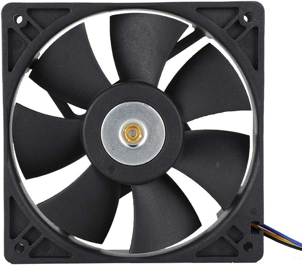 Industriële Koelventilator - Server Ventilator Computer - Oververhitting Voorkomen - Dubbel Kogellager - 12cm - Zwart