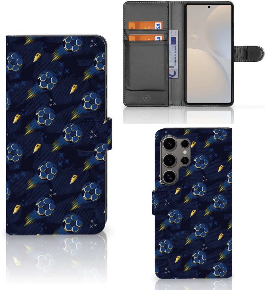 Telefoon Hoesje voor Samsung Galaxy S25 Ultra Voetbal