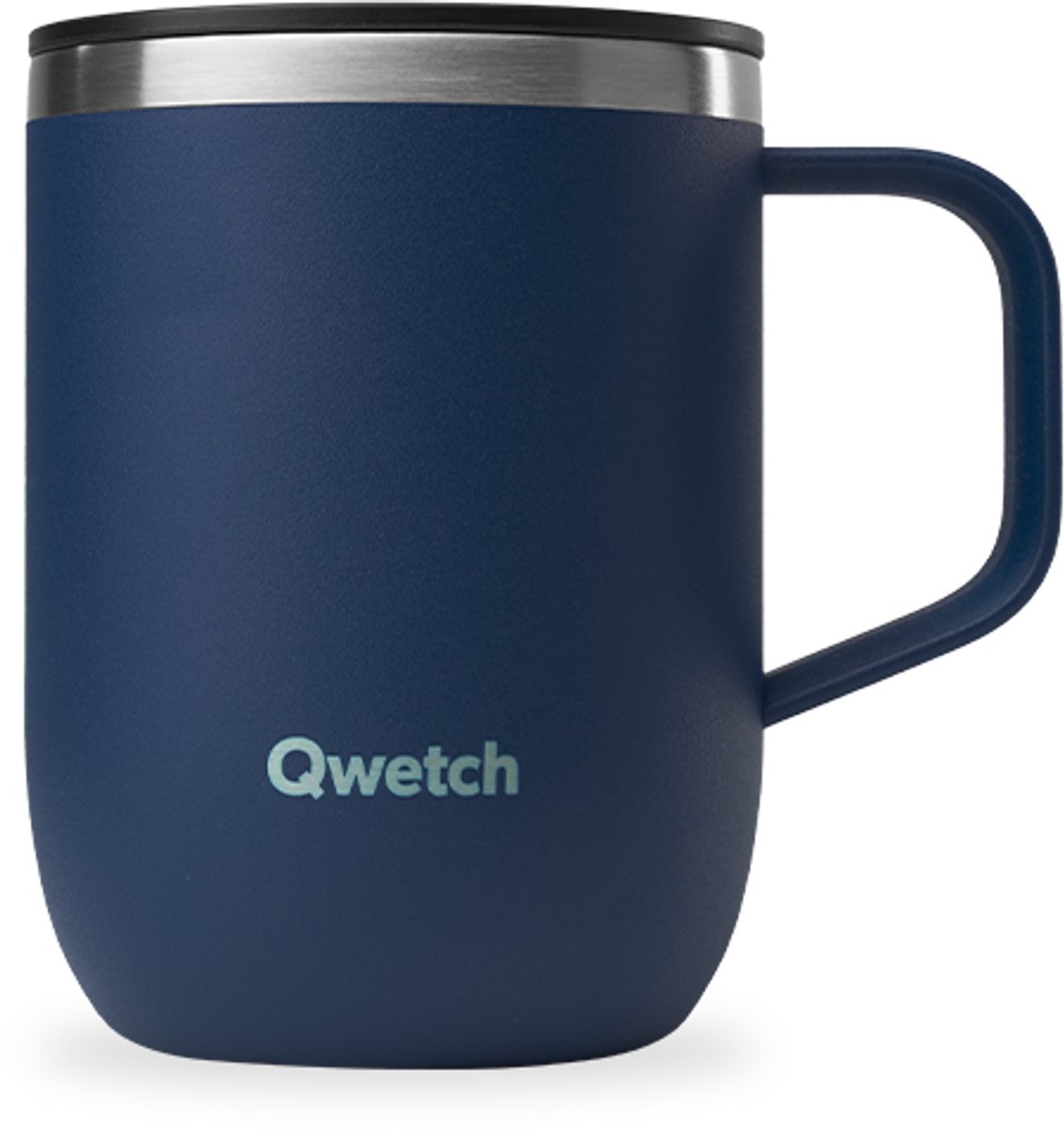 Qwetch - Isothermische mok - Matt Blauw - 350ml