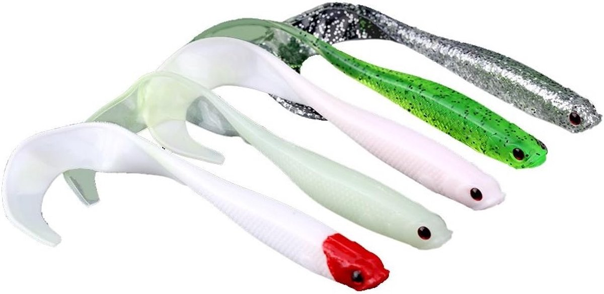 Zachte Vissen Aas - Realistische Worm Lures van PVC voor Effectief Vissen en Accessoires