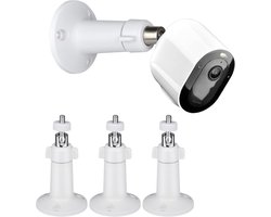 Met standaard 1/4″-20 draad beveiligingscamera wandhouder geschikt voor Arlo Pro 4, Arlo Ultra, Arlo Essential Spotlight, Ring Stick Up Cam Elite, Ring Stick Up Cam Plug in, Eufy 2/2C