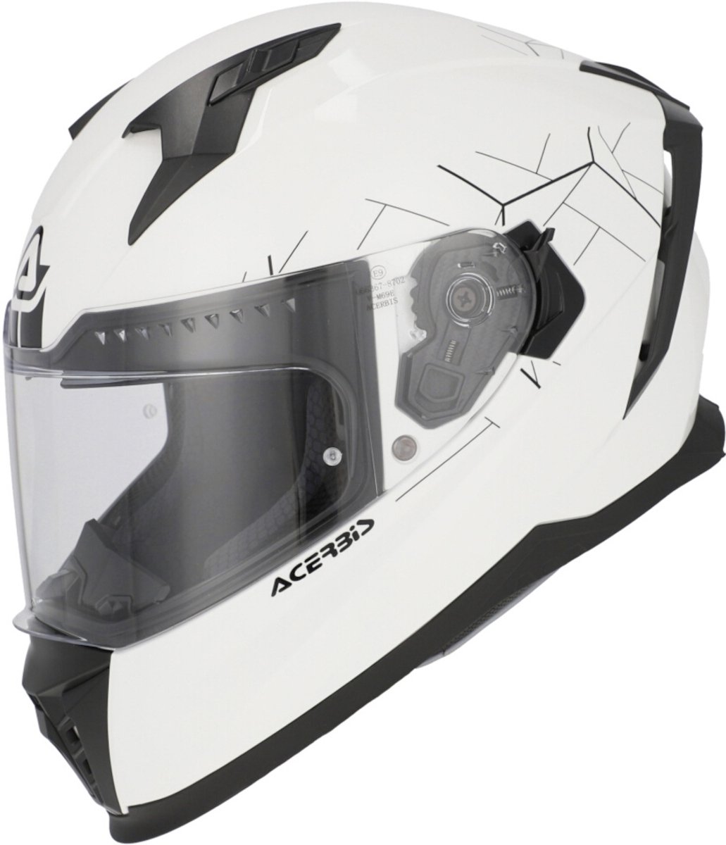 Acerbis X-Way Solid Mat Wit Systeemhelm - Helm