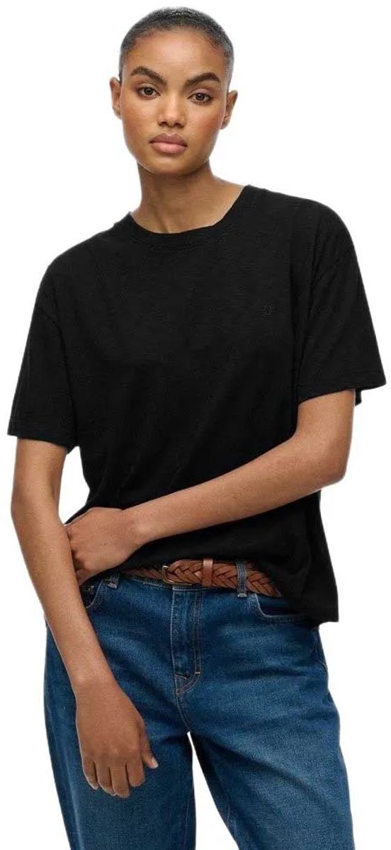 Superdry Studios Crew T-shirt Dames T-shirts Zwart
