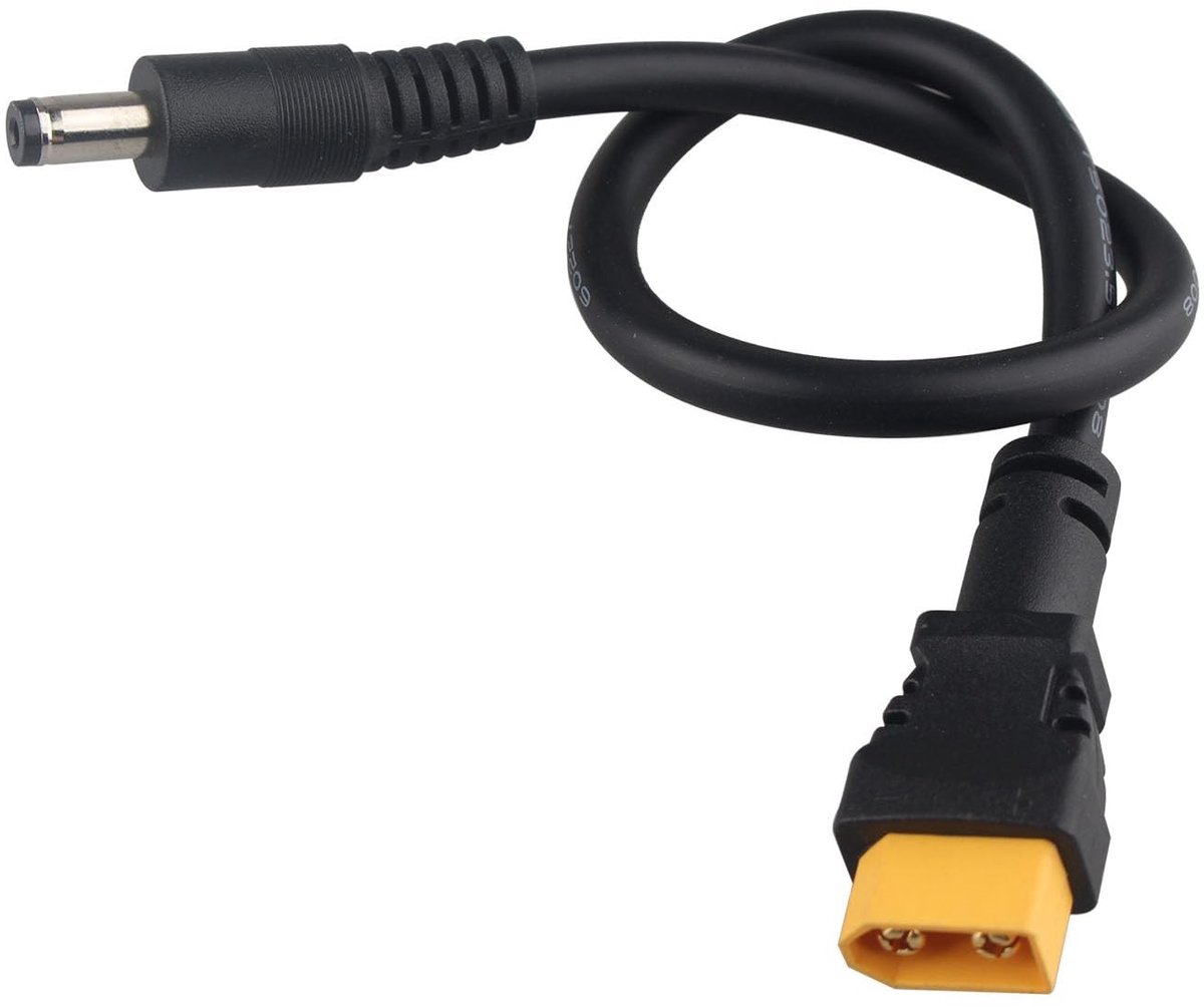 Allecto - Voedingskabel - 30CM DC5521 Male naar XT60 Male - Ideaal voor Drones - Zonnepanelen - Kwalitatieve stroomvoorziening - Geschikt voor Elek...