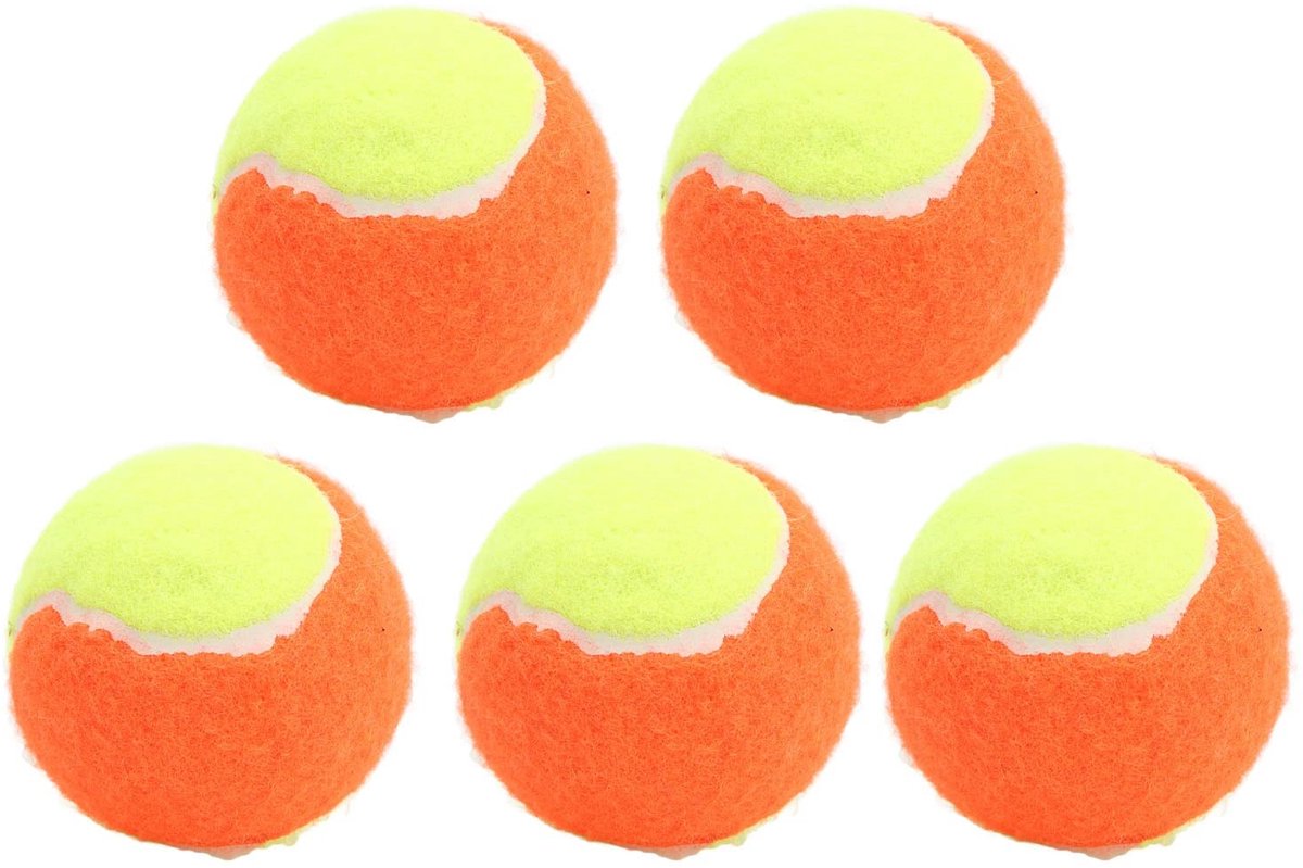 Allecto - Tennisballen - Set van 5 Stuks - Waterdichte Rubberen Bouncy Balls - 6 cm - Geschikt voor Kinderen en Volwassenen - Speelgoed
