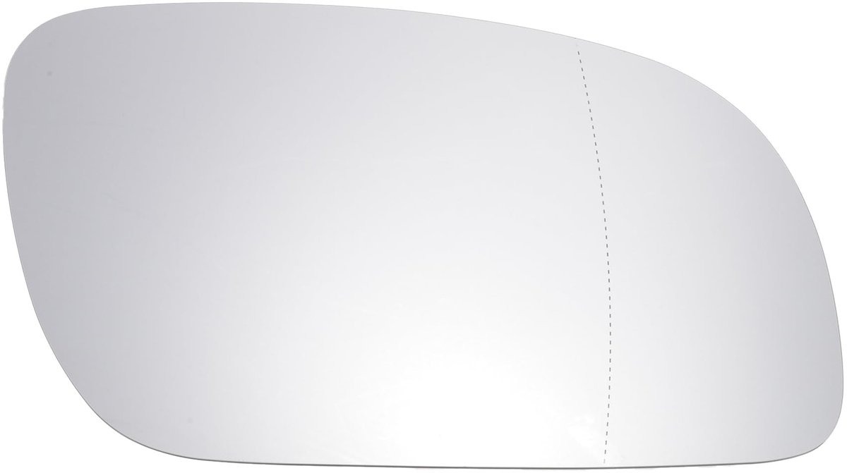 Allecto - Buitenspiegelglas Vervanging - Verwarmd Glas - Wit - Kunststof - Geschikt voor Volkswagen Touran 2003-2010