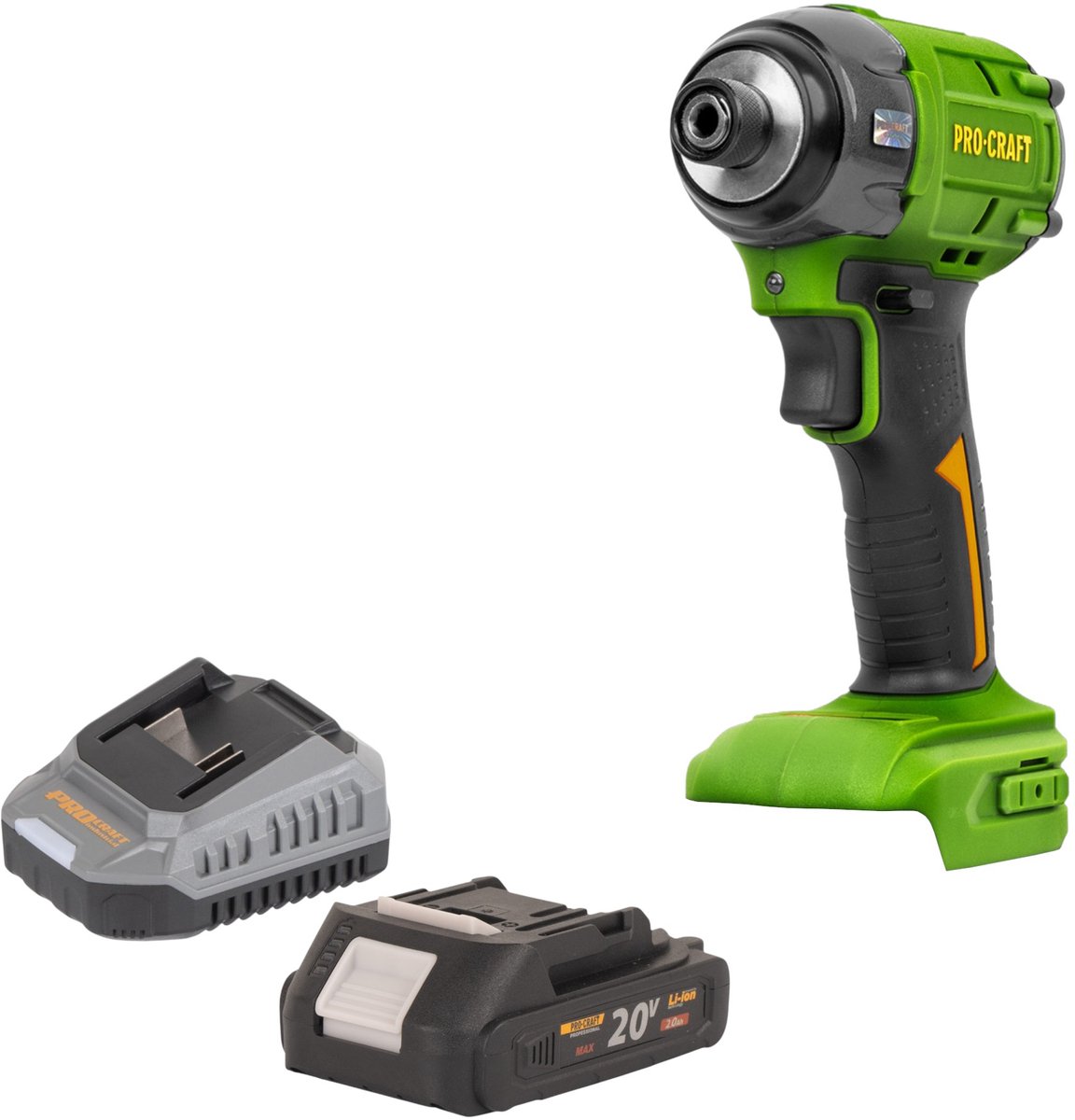 Procraft PS22bb accu slagmoersleutel 20 V 230 Nm 1/2" borstelloos + 1x accu 2,0 Ah + oplader
