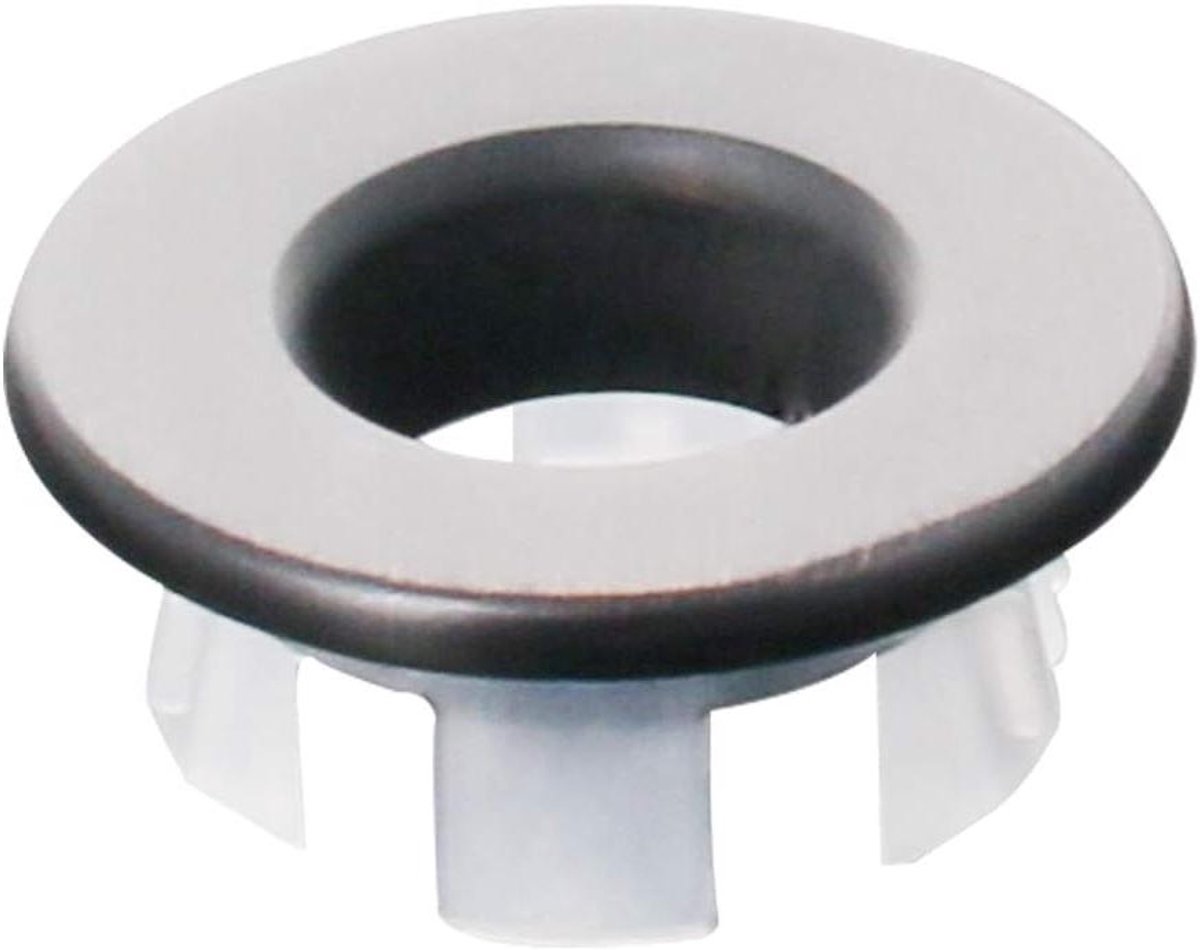 Afvoer Gat Deksel - Ring Badkamer - Badkamer Afwerking - Rond Model - 5 cm Diameter - Zwart